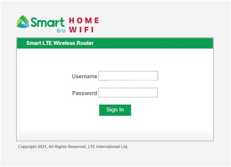 How to change the wifi name and password of smart bro home .